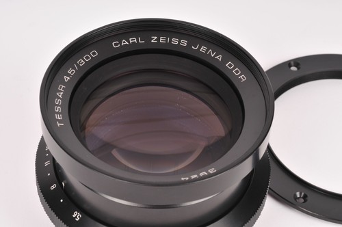 Docter Wetzlar Markenobjektiv (Zeiss) Tessar 300 mm f.4.5 für Großformat NOS - Bild 5 von 8