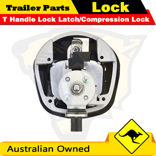 4 PCS Chrome Whale Tail T Handle Lock Latch/Compression Lock Trailer Ute Toolbox - Picture 3 of 3