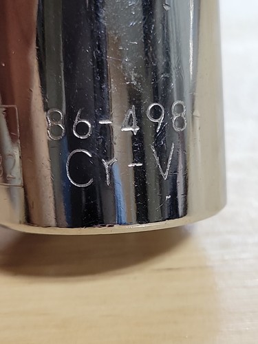 USED STANLEY 1/2" DRIVE 12 POINT 25/32" SHALLOW SOCKET 86-498 GOOD CONDITION - Bild 3 von 6