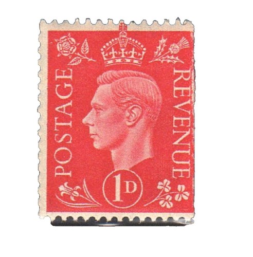 King George VI Vintage Australia Stamp Red | eBay
