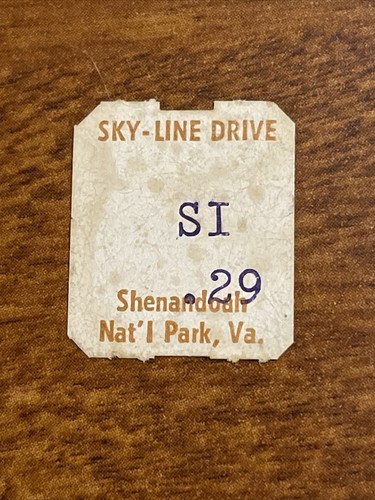 STONY MAN MOUNTAIN SHENANDOAH NATIONAL PARK Virginia Aluminium Tip Tray Japan Vintage - Bild 8 von 8