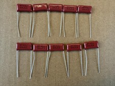 10 New Panasonic .1 uf 630v Film Capacitors Polypropylene Radial 15mm Pitch Qty