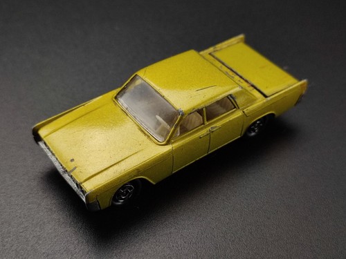 Matchbox Lesney # 31 Lincoln Continental Amarillo RARO Hecho en Inglaterra - Imagen 2 de 9