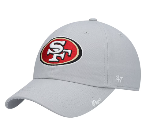 San Francisco 49ers Team Adjustable Hat - Grey - Picture 2 of 6