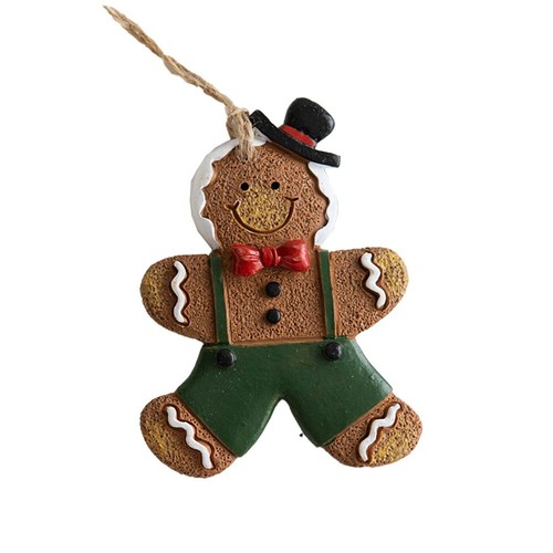 Gingerbread Man Christmas Decorations - Cute Ornaments for Xmas Tree & Present