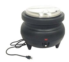 Adcraft SK-500W Premium Countertop Soup Kettle w/ 11.4-Qt. Capacity, Infinite...