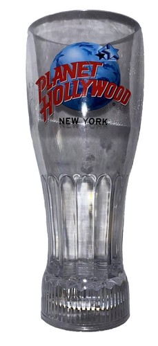 Planet Hollywood New York 7.5” Plastic Pilsner Beer Glass Souvenir LIGHTS UP - Picture 4 of 8