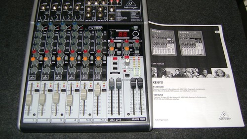 Nice Behringer Xenyx X1204USB 12 Channel Analog Mixer BIN $129.95 SHIPPED - Picture 4 of 15