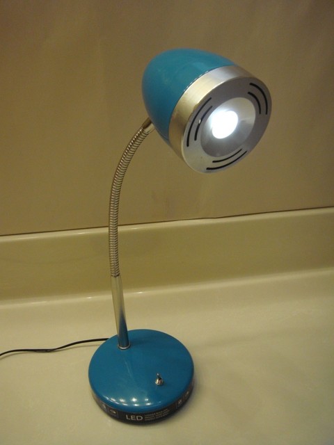 Intertek Flexible Gooseneck Desk Lamp Led Task Lighting Arcadia Intertek Flexible Gooseneck Desk Lamp Led Task Lighting Arcadia Collection Blue