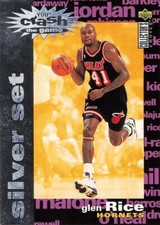 Glen Rice Silver Set You Crash The Game Basketball 95 Upper Deck #C14