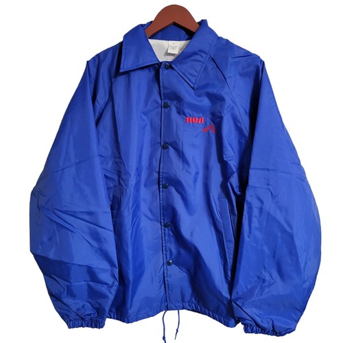 Vintage RCA USA Nipper Dog Embroidered Windbreaker Size Large az - Picture 2 of 9