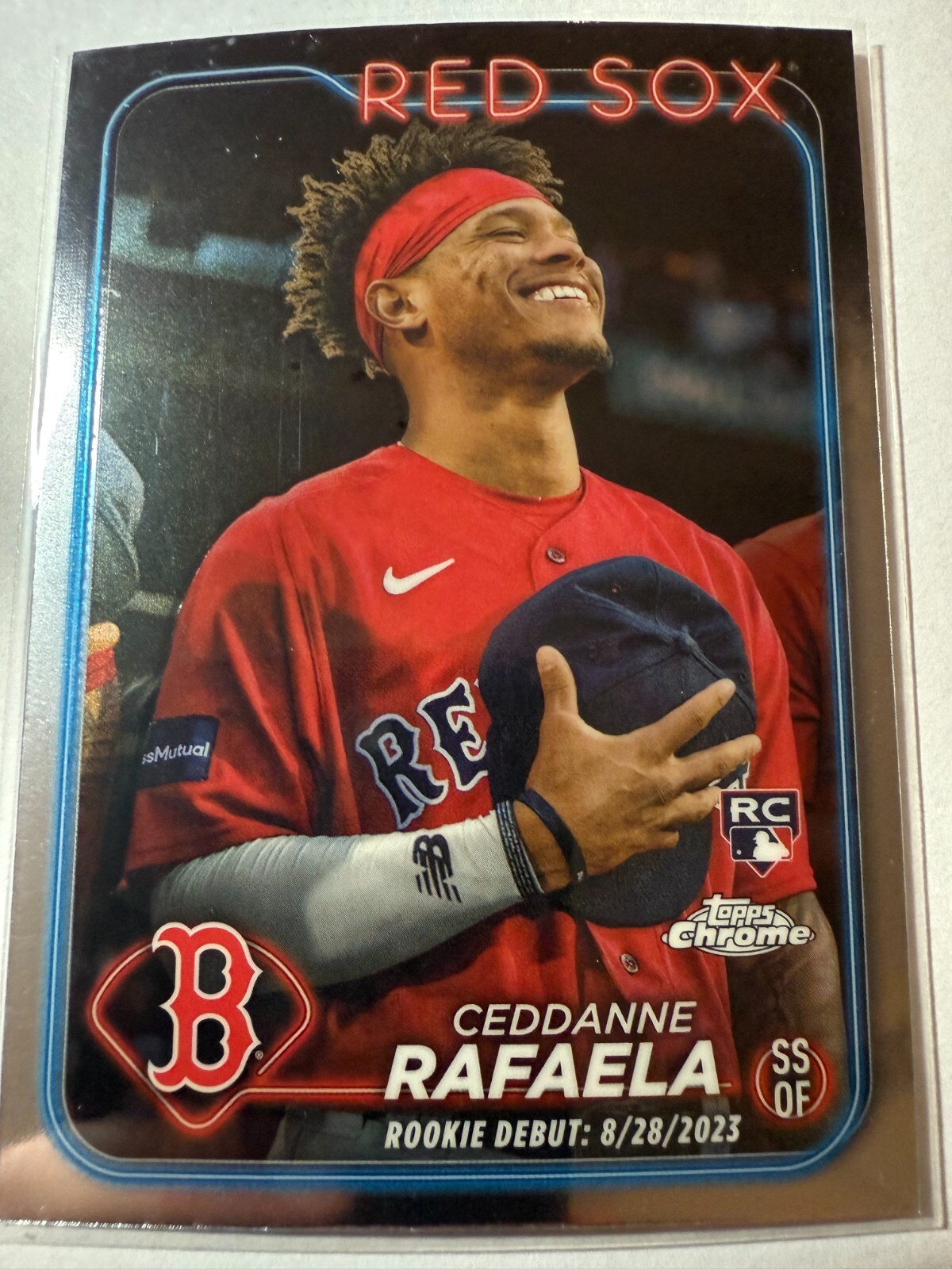 2024 Topps Chrome Update Series - Rookie Debut Ceddanne Rafaela #USC44 (RC)