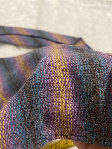 Vintage 60s Munrospun Made In Scotland Pure Wool Tie Excellent Condition - Picture 7 of 7