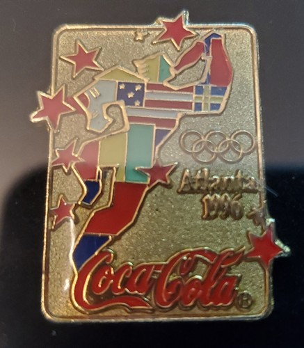 1996 Coca-Cola Atlanta Georgia Olympic Games Olympic 14 pcs Framed Pin Set - Picture 15 of 20
