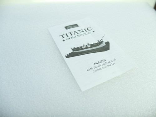 BRITAINS 62001 RMS SCIALUPPA DI SALVATAGGIO TITANIC n.6 SET COMMEMORATIVO - Foto 8 di 8