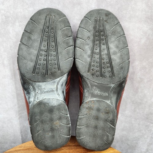 Allen Edmonds Zapatos de Viajero Para Hombres 10 Anchos Marrón Cuero Oxfords Informales Tenis - Imagen 11 de 12