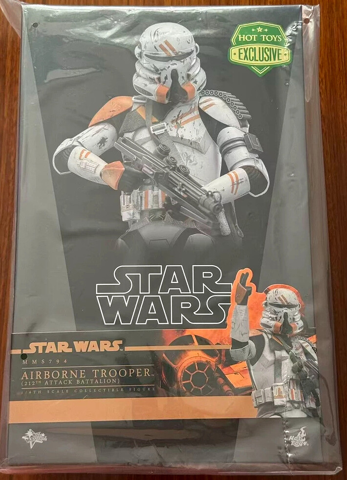 In Hand! New Hot Toys MMS794 Star Wars AIRBORNE TROOPER