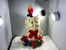 Vintage Telco Talking Motionettes Candle Kid Christmas Decoration