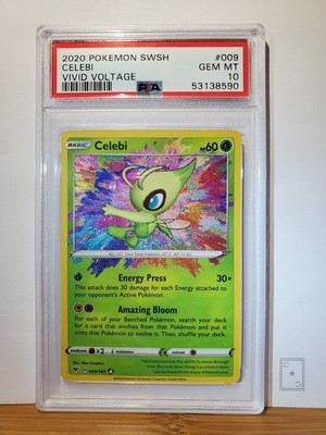 Pokemon Vivid Voltage Celebi 009 185 Amazing Rare Holo Psa 10 Gem Mint Ebay Pokemon Vivid Voltage Celebi 009 185 Amazing Rare Holo Psa 10 Gem Mint Ebay