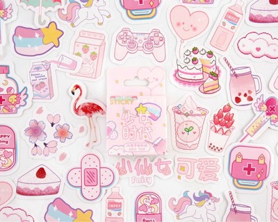 Polly Dolls E010 Bubblegum Planner Sticker Sheet