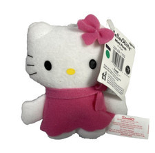 Hello Kitty Mini Plush Pink Dress Bow Sanrio Stuffed Animal NWT