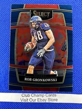2022 #90 Rob Gronkowski Panini Select Draft Picks Blue Concourse Arizona