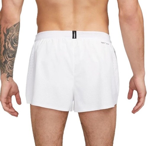 Nike Aeroswift Dri-Fit ADV 2" Running Race Shorts Mens Size XL White CJ7837-100 - Picture 4 of 6