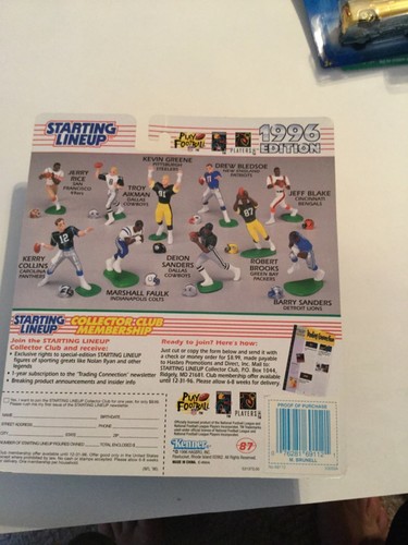 1996 STARTING LINEUP MARK BRUNELL ROOKIE JACKSONVILLE JAGUARS UW HUSKIES & CARD - Foto 2 di 2