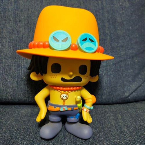 BANPRESTO ONE PIECE DX Soft Vinyl Figure Portgas D. Ace & Gol D. Roger Excellent - Picture 7 of 11