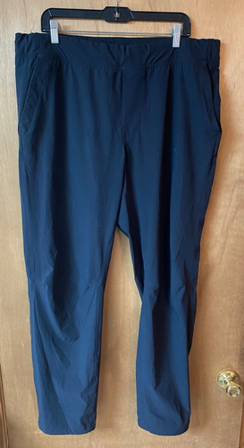 Pantalones de senderismo REI Milford para hombre negros elásticos de secado rápido - talla L
