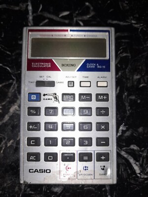 Casio BG-15 Boxing Game Calculator working ( Read