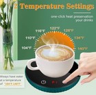 Coffee Mug Warmer, Mug Warmer. 2 temps Control, Smart Auto Off — photo 9