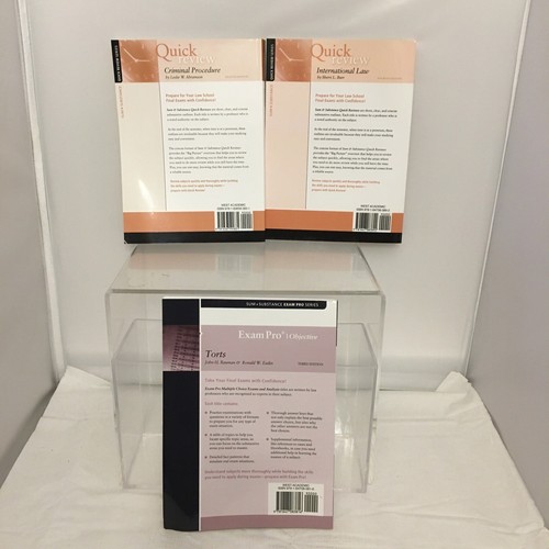 * LOT * Quick Review of Criminal Procedure + International Law + Torts - NEW OTH - Imagen 2 de 20
