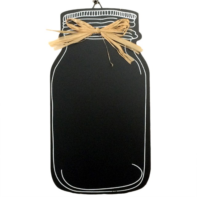 1pc Wooden Hanging Mini Blackboard Memo Sign Message Chalk Board 1pc Wooden Hanging Mini Blackboard Memo Sign Message Chalk Board Kitchen Office