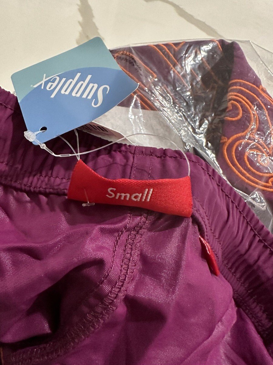 Supreme New York Old English Nylon Short Plum Size Small Brand New