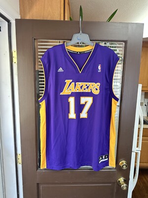 Authentic Los Angeles Lakers #17 Jeremy Lin RARE NBA Basketball