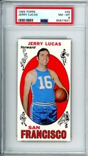 1969 Topps Jerry Lucas #45  PSA 8 Warriors 11502