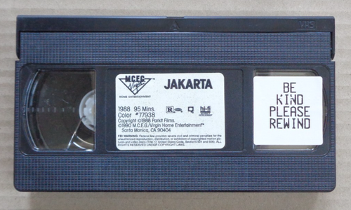 Jakarta (1988) VHS tape Chris Noth - Imagen 7 de 8