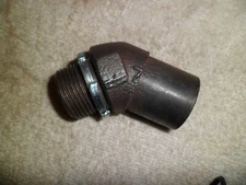 John Deere 210 212 214 312 314 Kohler Exhaust Elbow Nipple & Lock nut M47512