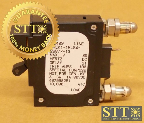 LMLK1-1RLS4-29877-13 AIRPAX 80 AMP ALM BULLET CIRCUIT BREAKER - Picture 1 of 4
