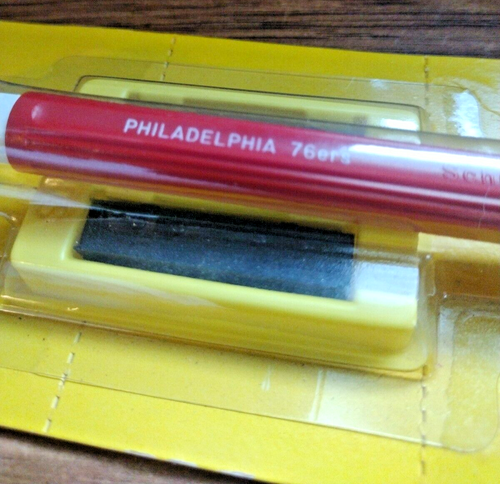 Vintage NBA 76ers Schick Super II Plus Trial Pivoting Razor w/ 2 Blades UNOPENED - Picture 2 of 5