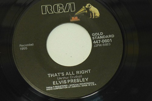 7" Elvis Presley - That's All Right / Blue Moon Of Kentucky - US RCA 447-0601 - Bild 3 von 4