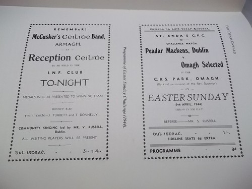 Fifty Years Onward 1932-1982 By Sean Healy Omagh St. ENDA's Gaelic Athletic Club - Foto 12 di 20