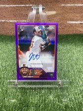 2023 Topps Chrome Update JOEY ORTIZ RC Purple Auto 106/250