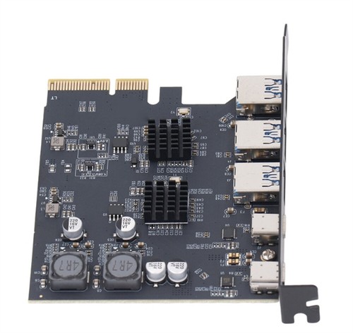 Mit 3 Typ A und 2 Typ C Port für Computer Motherboard Erweiterungskarte - Afbeelding 6 van 10