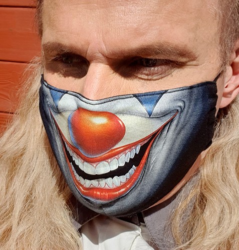 MÁSCARA JOKER CLOWN HD MÁSCARA RESPIRATORIA FILTRO 3 CAPAS LAVABLE PRIO ENVIO REGALO - Imagen 4 de 11