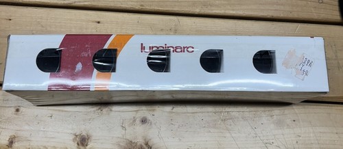 Vintage Luminarc 7oz Ruby Red Wine or Sherry Glasses Set of 6 New SEALED - Picture 2 of 5