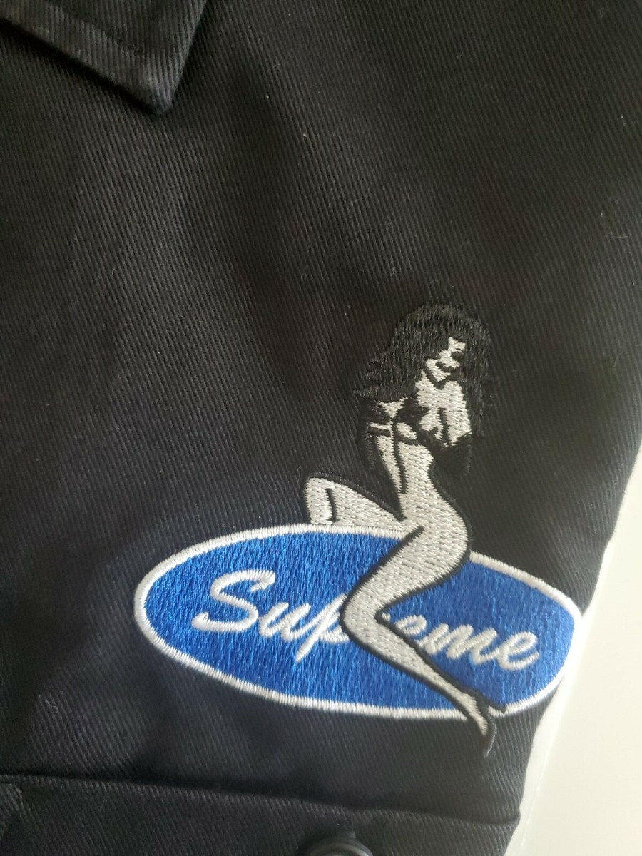 Supreme pin top up work shirt
