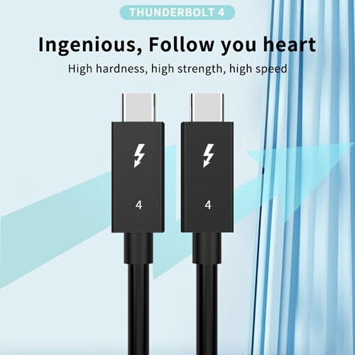 Thunderbolt 4 Schnellladekabel 40Gb/s 100W USB-C Für Apple Thunderbolt 4 Kabel - Bild 6 von 12