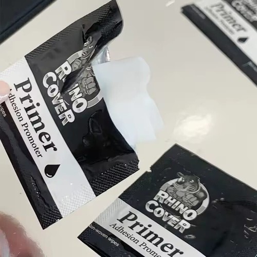 Bolsas de imprimación promotoras de adhesión 5 piezas toallitas no tejidas cinta adhesiva de doble cara - Imagen 3 de 8